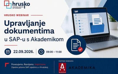 HRUSKO webinar: Upravljanje dokumentima u SAP-u s Akademikom